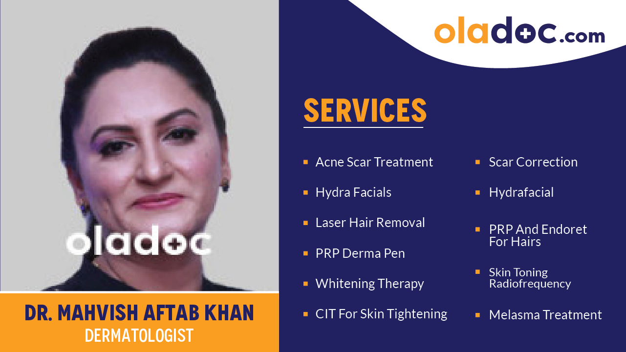 Services provided by Dr. Mahvish Aftab Khan